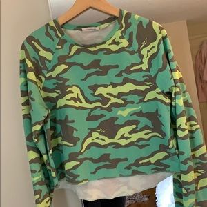 Camp light crop sweatshirt